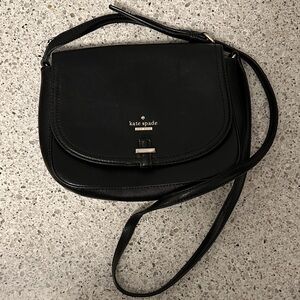Kate Spade Black Leather Crossbody Bag